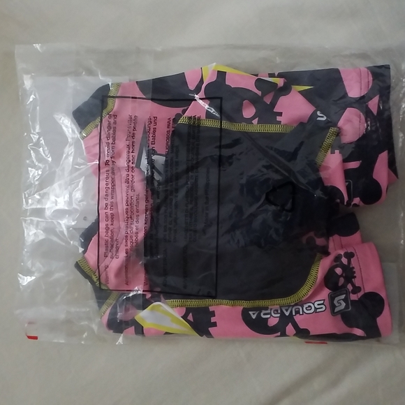 Squadra Pro-Issue Trishort Cycling Short. NWT! Skull Crossbones Shorts. - Picture 6 of 14